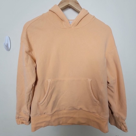 Athleta Girl RetroActive Oversized Hoodie in Warm Sunset Orange 10/12 - Picture 1 of 1